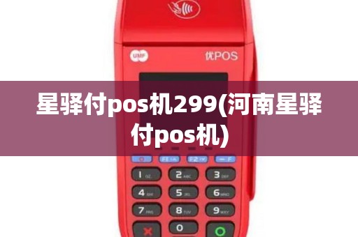 星驿付pos机299(河南星驿付pos机)