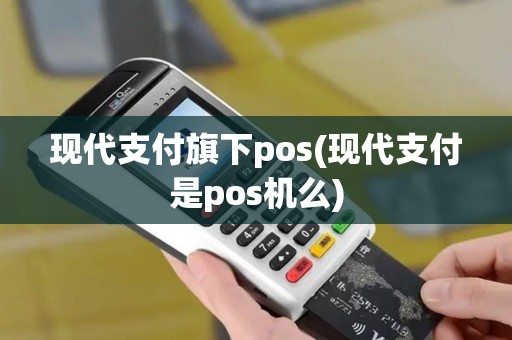 现代支付旗下pos(现代支付是pos机么)