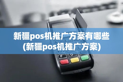 新疆pos机推广方案有哪些(新疆pos机推广方案)