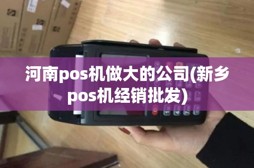 河南pos机做大的公司(新乡pos机经销批发)