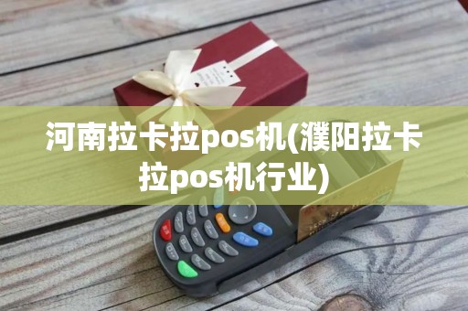 河南拉卡拉pos机(濮阳拉卡拉pos机行业)