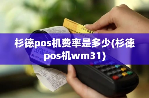 杉德pos机费率是多少(杉德pos机wm31)