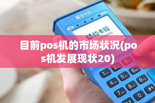 目前pos机的市场状况(pos机发展现状20)