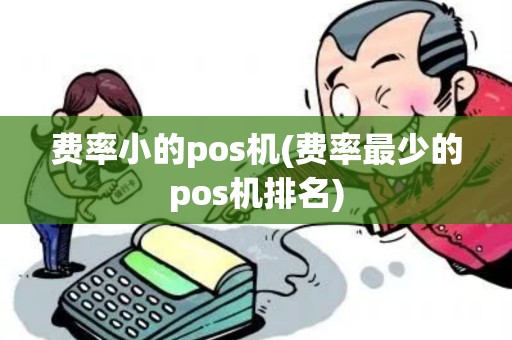 费率小的pos机(费率最少的pos机排名)