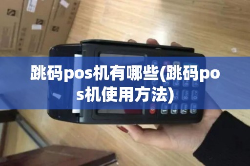跳码pos机有哪些(跳码pos机使用方法)