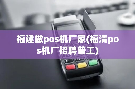 福建做pos机厂家(福清pos机厂招聘普工)