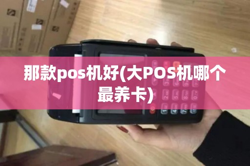 那款pos机好(大POS机哪个最养卡)