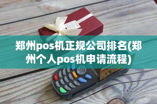 郑州pos机正规公司排名(郑州个人pos机申请流程)