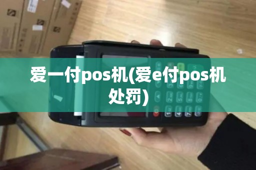 爱一付pos机(爱e付pos机处罚)