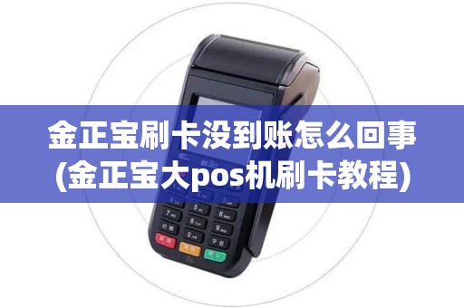 金正宝刷卡没到账怎么回事(金正宝大pos机刷卡教程)
