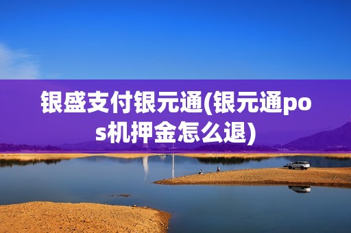 银盛支付银元通(银元通pos机押金怎么退)