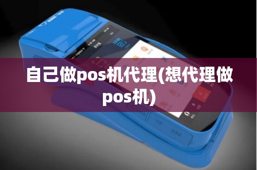 自己做pos机代理(想代理做pos机)