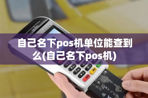 自己名下pos机单位能查到么(自己名下pos机)