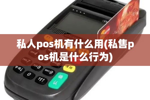 私人pos机有什么用(私售pos机是什么行为)