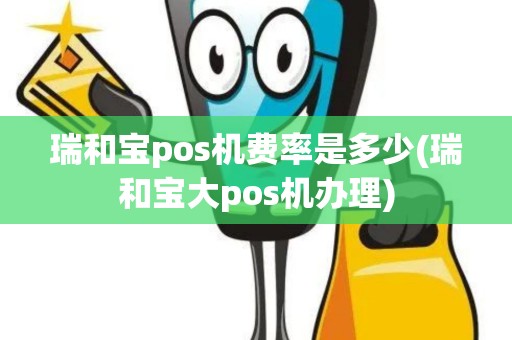 瑞和宝pos机费率是多少(瑞和宝大pos机办理)
