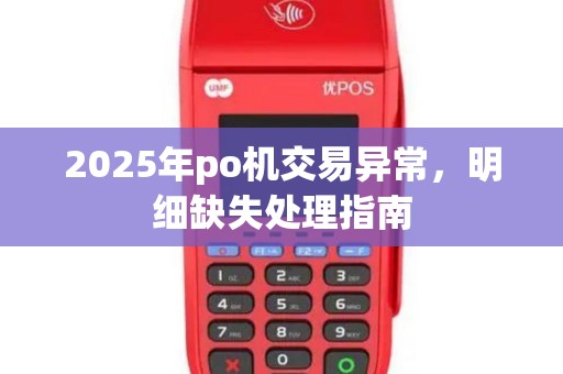 2025年po机交易异常，明细缺失处理指南