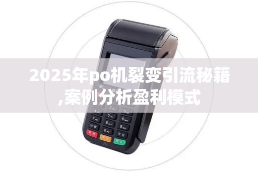 2025年po机裂变引流秘籍,案例分析盈利模式