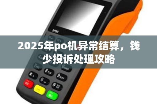 2025年po机异常结算，钱少投诉处理攻略