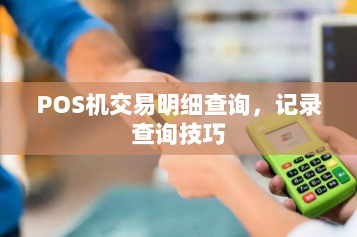 POS机交易明细查询,记录查询技巧