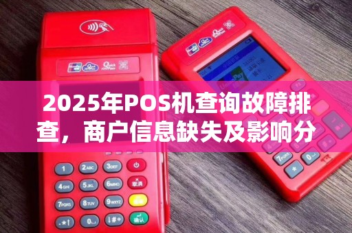 2025年POS机查询故障排查,商户信息缺失及影响分析