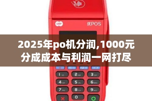 2025年po机分润,1000元分成成本与利润一网打尽