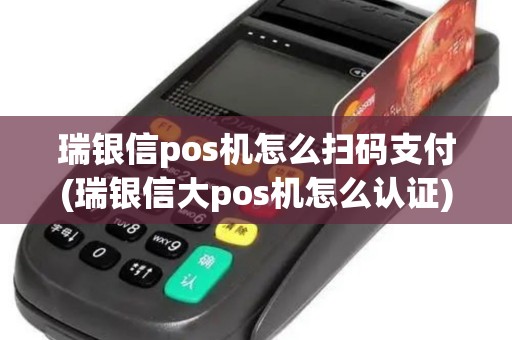 瑞银信pos机怎么扫码支付(瑞银信大pos机怎么认证)