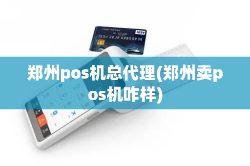 郑州pos机总代理(郑州卖pos机咋样)
