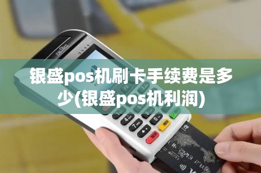 银盛pos机刷卡手续费是多少(银盛pos机利润)
