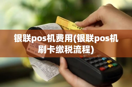银联pos机费用(银联pos机刷卡缴税流程)