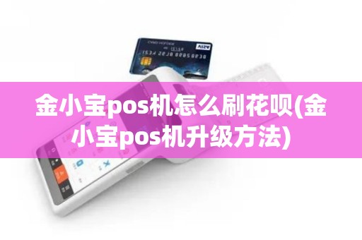 金小宝pos机怎么刷花呗(金小宝pos机升级方法)