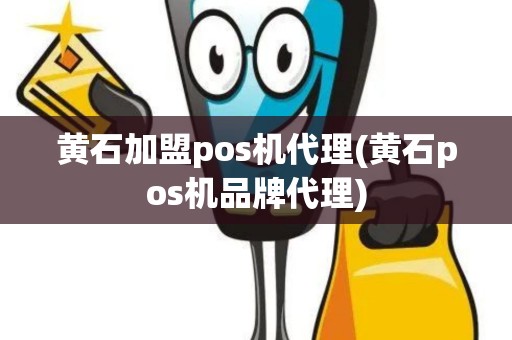 黄石加盟pos机代理(黄石pos机品牌代理)