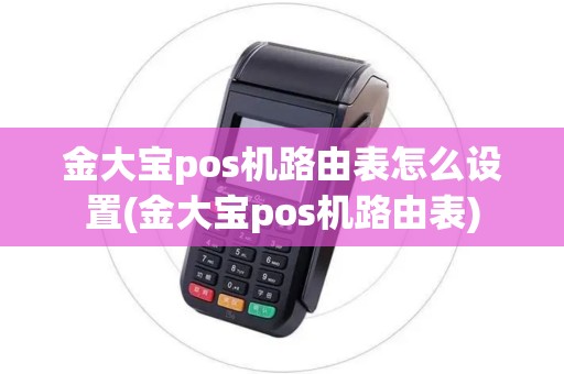 金大宝pos机路由表怎么设置(金大宝pos机路由表)