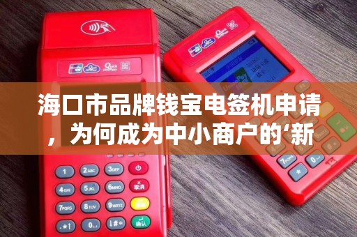 海口市品牌钱宝电签机申请,为何成为中小商户的‘新宠’揭秘背后3大隐藏福利!