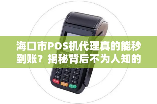 海口市POS机代理真的能秒到账？揭秘背后不为人知的行业真相！