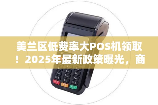 美兰区低费率大POS机领取！2025年最新政策曝光，商家省钱秘籍大公开！