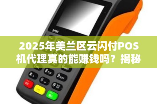 2025年美兰区云闪付POS机代理真的能赚钱吗?揭秘低成本创业背后的真相!