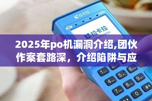 2025年po机漏洞介绍,团伙作案套路深,介绍陷阱与应对策略