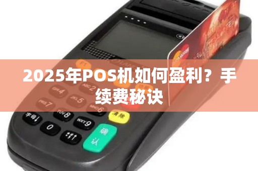 2025年POS机如何盈利？手续费秘诀