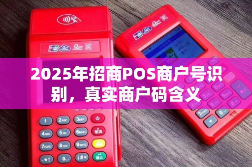 2025年招商POS商户号识别，真实商户码含义