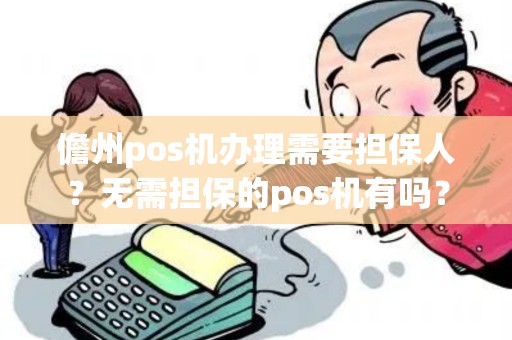 儋州pos机办理需要担保人？无需担保的pos机有吗？