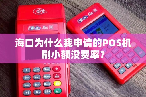 海口为什么我申请的POS机刷小额没费率？