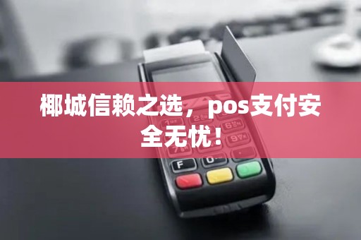 椰城信赖之选，pos支付安全无忧！