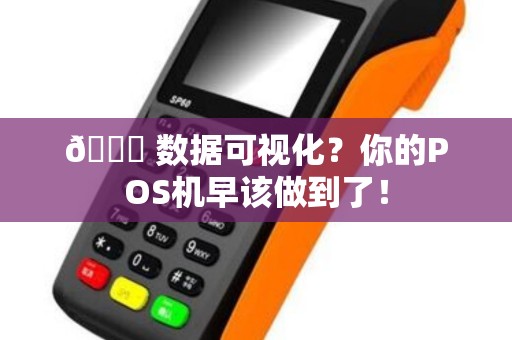 📊 数据可视化？你的POS机早该做到了！