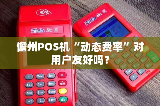 儋州POS机“动态费率”对用户友好吗？