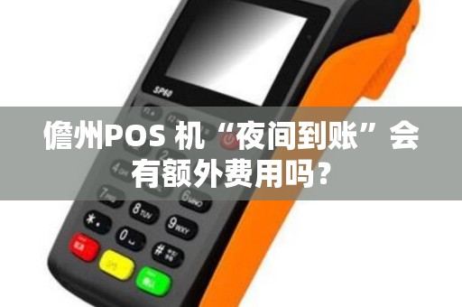 儋州POS 机“夜间到账”会有额外费用吗？