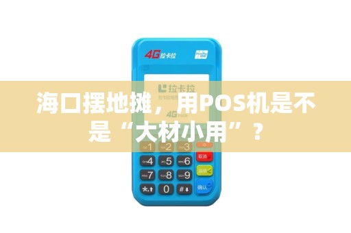 海口摆地摊，用POS机是不是“大材小用”？