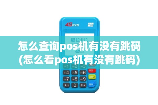 怎么查询pos机有没有跳码(怎么看pos机有没有跳码) 怎么查询pos机有没有跳码(怎么看pos机有没有跳码)