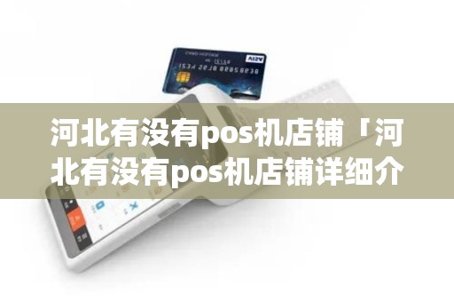 河北有没有pos机店铺「河北有没有pos机店铺详细介绍」