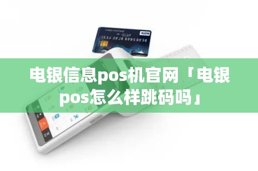 电银信息pos机官网「电银pos怎么样跳码吗」