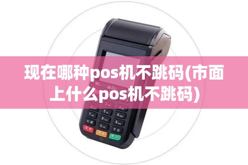 现在哪种pos机不跳码(市面上什么pos机不跳码)